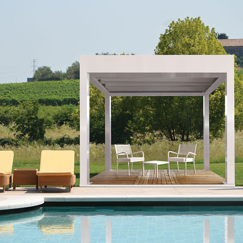 独立凉棚架 - Manta Space - Eredi di Pozza, IL PARCO - 铝制 / PVC面料滑动棚顶 / 机动