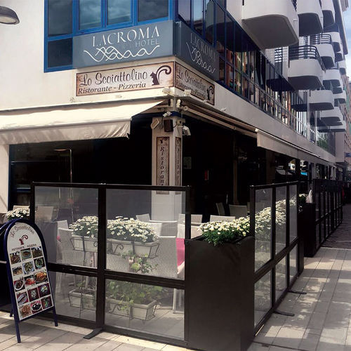 金属防风板 - Topaz - Eredi di Pozza, IL PARCO - 玻璃 / 商用