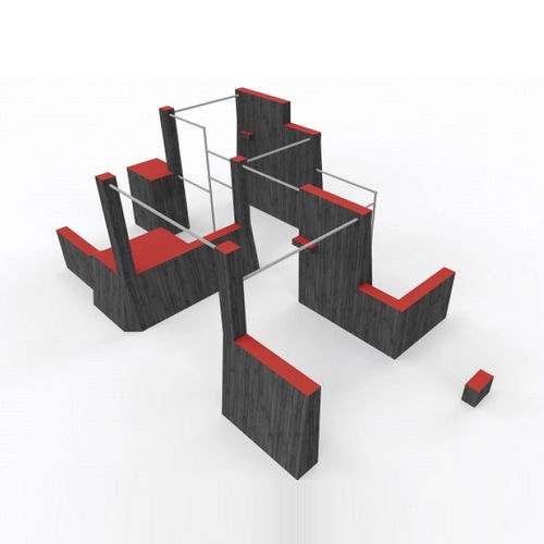 游乐障碍训练器材 - PARKOUR PRO S  - Tiptiptap - 户外 / 步进式