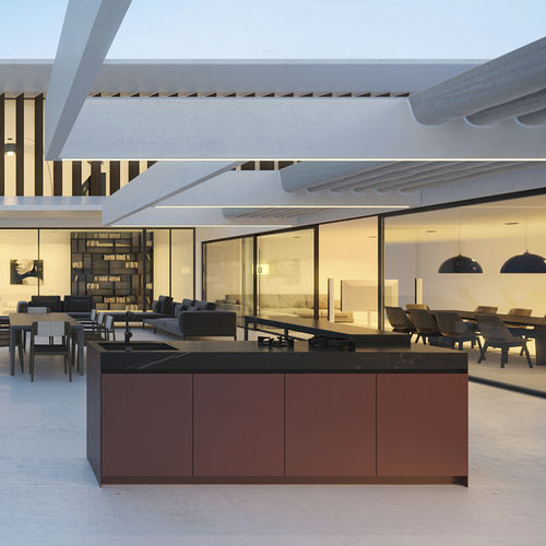 户外厨房 - N2 LACQUERED - Novara Outdoor Kitchens - 现代风格 / 人造石 / 不锈钢