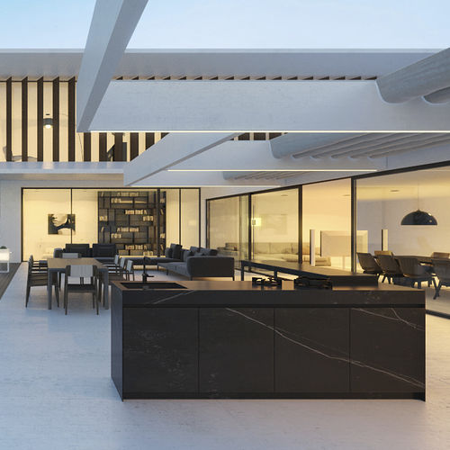 户外厨房 - N2 DEKTON KELYA - Novara Outdoor Kitchens - 现代风格 / 人造石 / 不锈钢