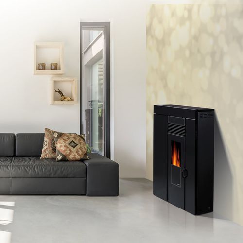 颗粒采暖炉 - STRETTA - paterno - 5 kW...10 kW / 现代风格 / 钢