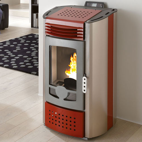 颗粒采暖炉 - SMART - LineaVz - 10 kW...20 kW / 现代风格 / 铝