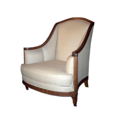 新艺术风格扶手椅 - BE1922BIS - Henryot & Cie - 布料 / 木质 / 安乐椅