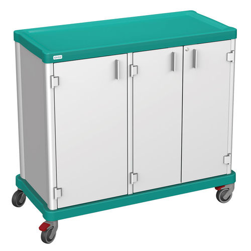 服务推车 - 2 SECTIONS – 3 DOORS - Francehopital - 布草 / 用于美容沙龙 / 用于医疗机构