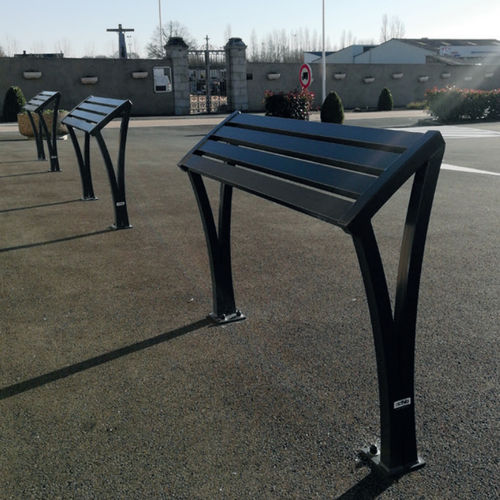 现代风格公共长椅 - ATLANTIDE - Activia Mobilier Urbain - 钢 / 电镀钢 / 粉末涂层钢