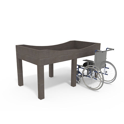 再生塑料花园种植箱 - Activia Mobilier Urbain - 木质 / 户外 / 公共空间