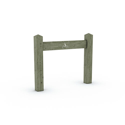 落地式自行车架 - GÜNT - Activia Mobilier Urbain - 公共空间 / 木质 / 专业