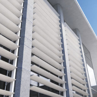 复合材料建筑遮阳板 - SH3400  - ALUMINCO - 用于外墙 / 用于窗 / 立式