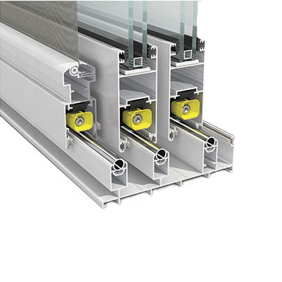 玻璃门框 - SL230 - ALUMINCO - 铝制 / 安全