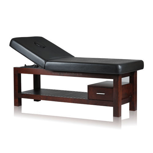 泡沫按摩床 - Angad - Esthetica Spa and Salon Resources Private Limited - 实木 / 带收纳 / 倾斜