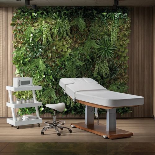 电动按摩床 - Tejas - Esthetica Spa and Salon Resources Private Limited - 实木 / 聚氯乙烯面料 / 泡沫