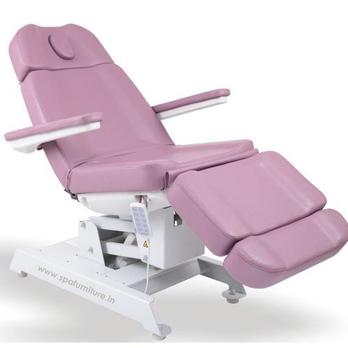 皮革外壳医疗椅 - Mridul Derma - Esthetica Spa and Salon Resources Private Limited - 可调高度 / 斜躺式 / 带脚托