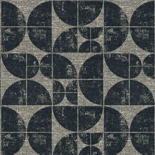 现代风格墙纸 - ACTON - IAN MANKIN - 几何图案 / 仿布 / 灰色