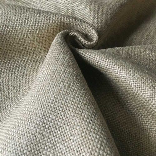 室内装饰面料 - STIRLING - IAN MANKIN - 用于窗帘 / 单色 / 亚麻