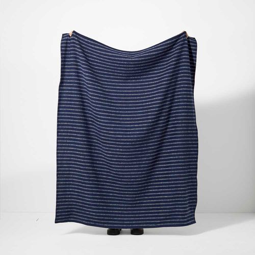 棉质家居毯 - PETITE STRIPE  - IAN MANKIN