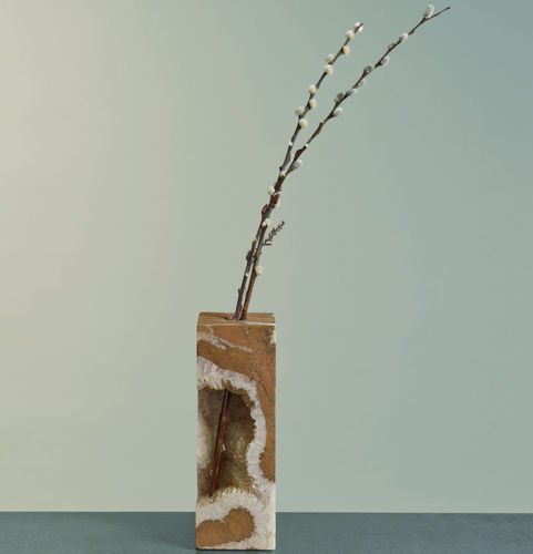 现代风格花瓶 - PEDRA 99,6 - NOMA Editions - 石材 / 商用
