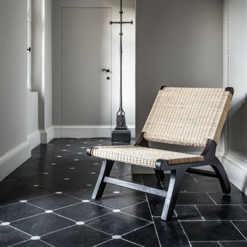 现代风格壁炉椅 - CHARLIE ONE SEAT - Defleure Home Collection - 柚木 / 藤编 / 棕色
