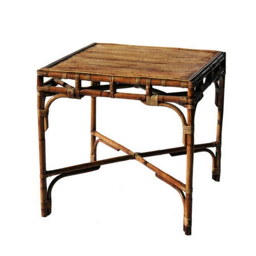 现代风格桌 - RATTAN SIDE TABLE AND TABLE - Defleure Home Collection - 藤编 / 藤编桌脚 / 长方形