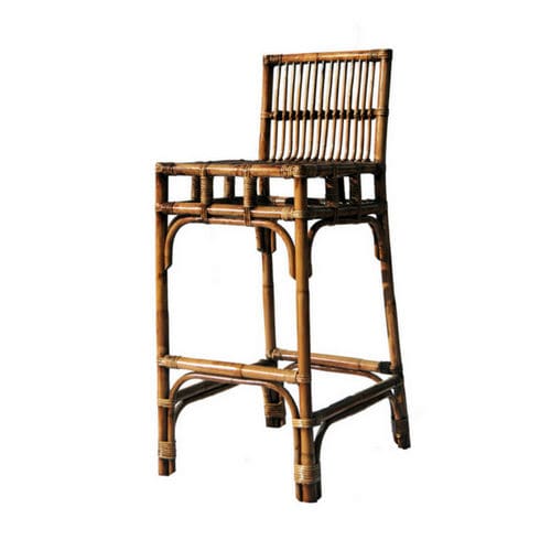 现代风格吧椅 - RATTAN BAR CHAIR - Defleure Home Collection - 户外 / 室内 / 藤编