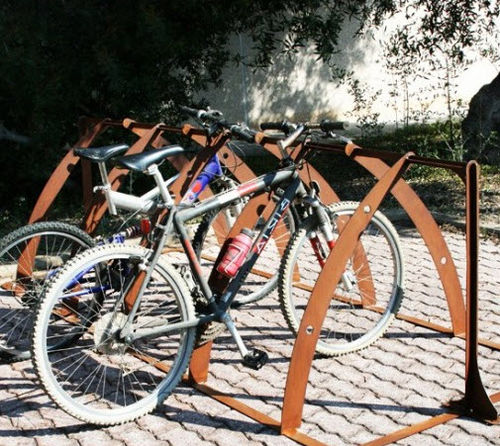 落地式自行车架 - ARCO - Trackdesign - 卧式 / 耐候钢 / 家用