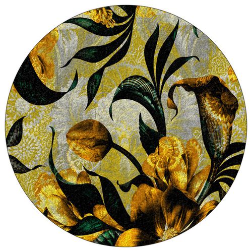 簇绒满铺地毯 - HIDDEN TREASURE - La Aurelia Design - 复合陶瓷 / 印花 / 黄色