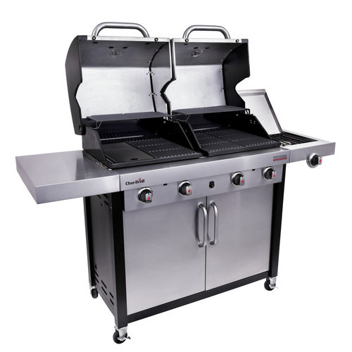 燃气烧烤架 - PROFESSIONAL 4600 S  - CHARBROIL - 带滑轮 / 铸铁 / 不锈钢