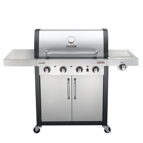 燃气烧烤架 - PROFESSIONAL 4400 S - CHARBROIL - 带滑轮 / 铸铁 / 不锈钢