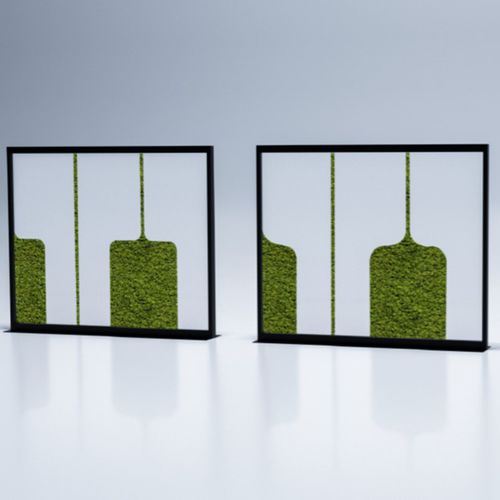 漆包金属空间隔断 - BIG FRAMES - Feel Green - 丙烯树脂 / 办公室 / 餐厅