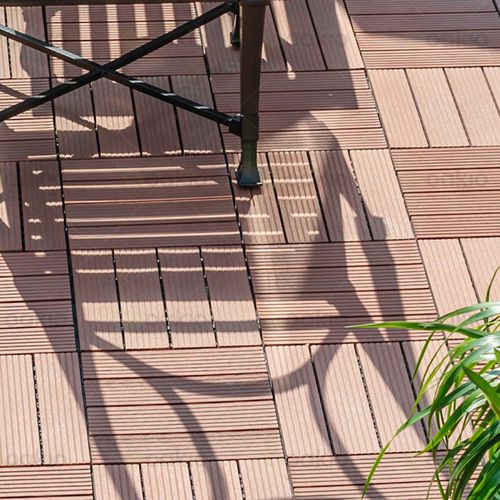 WPC地面 - INIWOOD - Oakio Plastic Wood Building Materials Co.,Ltd. - 住宅 / 方砖 / 仿木