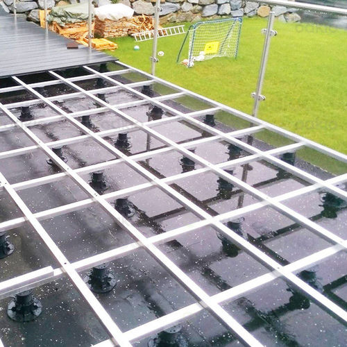 户外活动地板接点 - PEDESTAL - Oakio Plastic Wood Building Materials Co.,Ltd. - 可调节 / 用于露台地板 / 家用