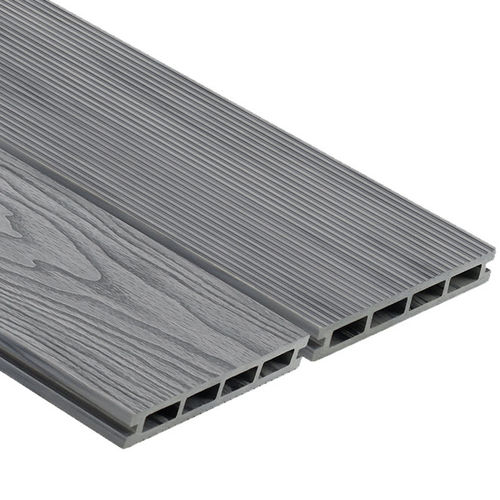 木塑复合材料露台地板条 - INIWOOD - Oakio Plastic Wood Building Materials Co.,Ltd. - 对夹式 / 耐用 / 可回收