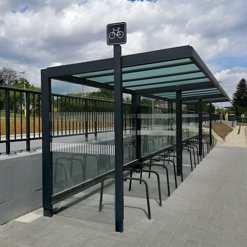 模块化自行车停放处 - FRAMEO CYKLO - STREETPARK s.r.o. - 钢 / 公共空间 / 用于城市