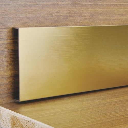 金色踢脚线 - SJP60  - FOSHAN  JECA  LIMITED - 不锈钢 / 长方形 / 用于电缆铺设