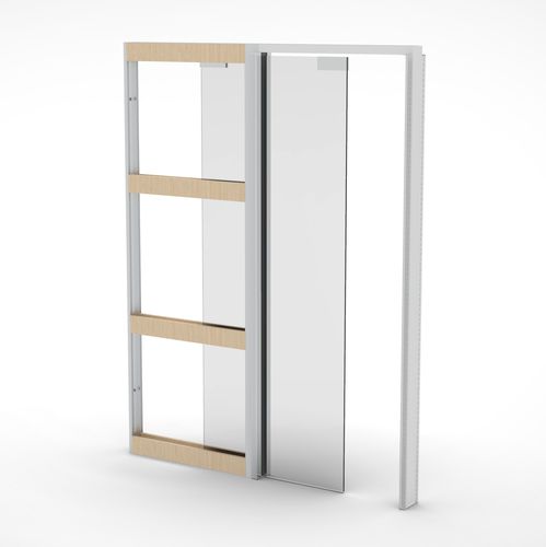 玻璃移门隐形入墙系统 - FRAMELESS GLASS CAVITY FRAME - Premium Sliding Doors