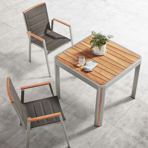 现代风格餐厅椅 - HY-40020 - Howvin outdoor furtniture - 花园 / Textilene® 材质 / 木塑复合材料