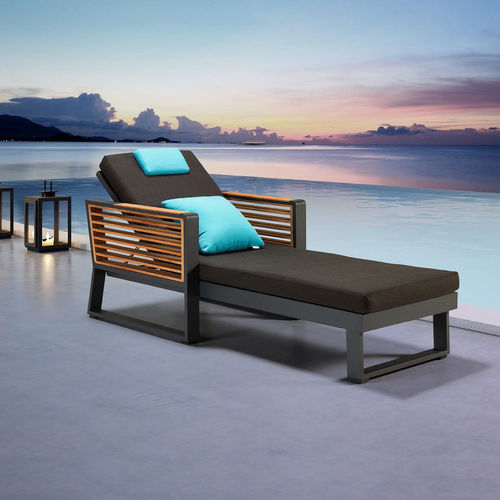 现代风格日光浴躺椅 - HY-30064L - Howvin outdoor furtniture - 布料 / 金属 / WPC