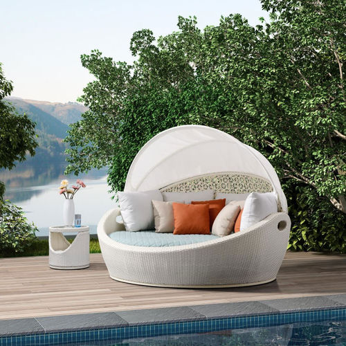 现代风格贵妃沙发椅 - H-30046L - Howvin outdoor furtniture - 布料 / 花园 / 顶篷