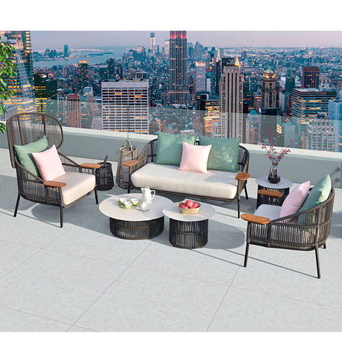 原创设计沙发 - H-28118 - Howvin outdoor furtniture - 户外 / 布料 / 绳编