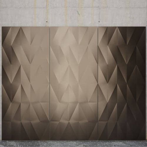 装饰金属板 - UNFOLDED - Binder Parametric Metal GmbH - 带孔 / 铝制 / 钢