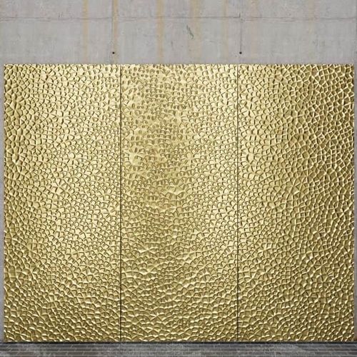 带孔金属板 - POLYGON - Binder Parametric Metal GmbH - 压纹 / 铝制 / 钢