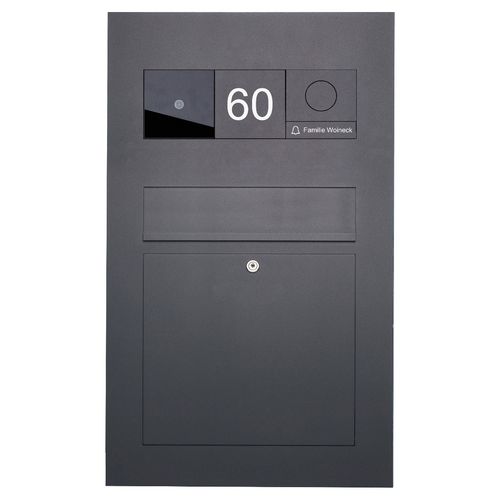 壁挂信箱 - DESIGNER - Briefkasten Manufaktur Lippe GmbH - 嵌入式 / 独立型 / 内置对讲机