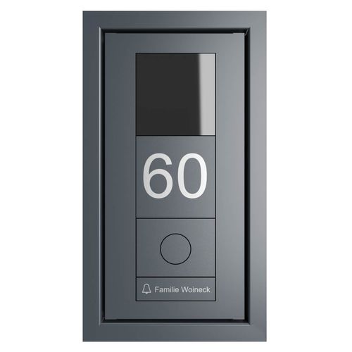 不锈钢门口呼叫站 - GOETHE UP - Briefkasten Manufaktur Lippe GmbH - 住宅 / 嵌入式 / 户外