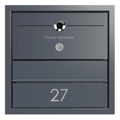 壁挂信箱 - GOETHE - Briefkasten Manufaktur Lippe GmbH - 嵌入式 / 独立型 / 内置对讲机
