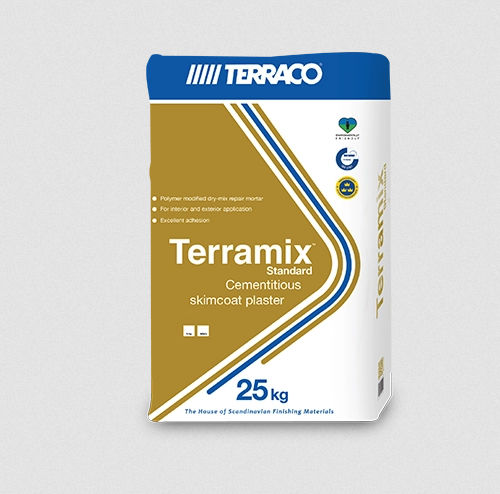 抹平砂浆胶合剂 - TERRAMIX STANDARD  - Terraco LLC. Ltd - 修补 / 防水 / 末道