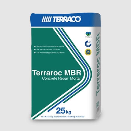 修补砂浆 - TERRAROC MBR    - Terraco LLC. Ltd - 用于混凝土 / 水泥基底 / 粉末