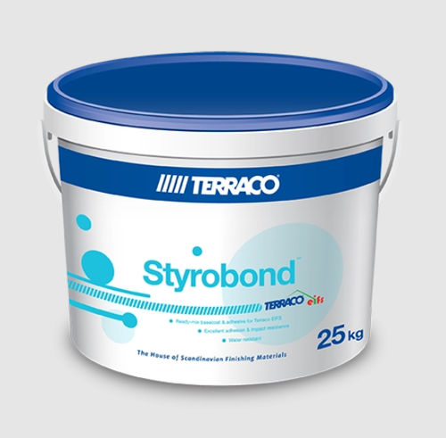 单组分浆糊 - STYROBOND  - Terraco LLC. Ltd - 固定 / 丙烯塑料 / 用于混凝土