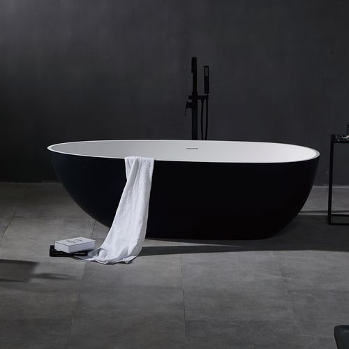 椭圆浴缸 - YL6057 - FOSHAN ARTLAND SANITARY WARE CO.LTd. - 放置式 / 矿物铸件 / Corian®可丽耐