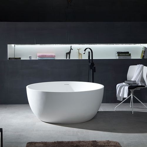 圆形浴缸 - YL6063 - FOSHAN ARTLAND SANITARY WARE CO.LTd. - 放置式 / 矿物铸件 / Corian®可丽耐