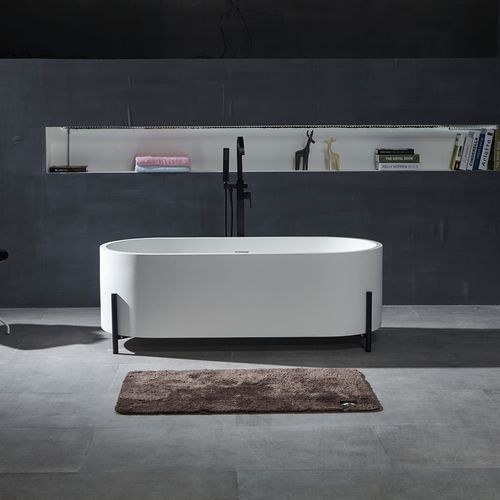 椭圆浴缸 - YL6119 - FOSHAN ARTLAND SANITARY WARE CO.LTd. - 放置式 / 矿物铸件 / 坚硬表面